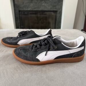 Puma Super Liga OG Retro Black White Gum Sneakers Men’s 5.5 356999-09